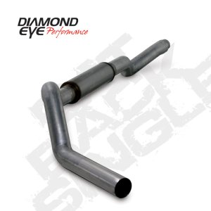 Chevrolet 2500 Performance Exhaust - Diamond Eye Performance - Cat Back Single 409 SS - `06-`07